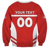 Custom Switzerland Football 2026 Sweatshirt Swiss Alps Special Style