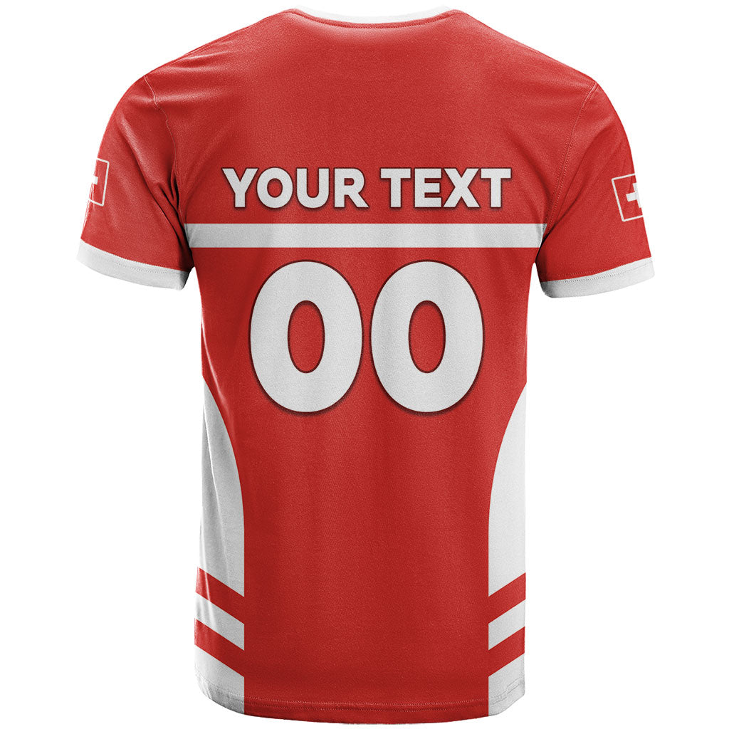 Custom Switzerland Football 2026 T Shirt Swiss Alps Special Style