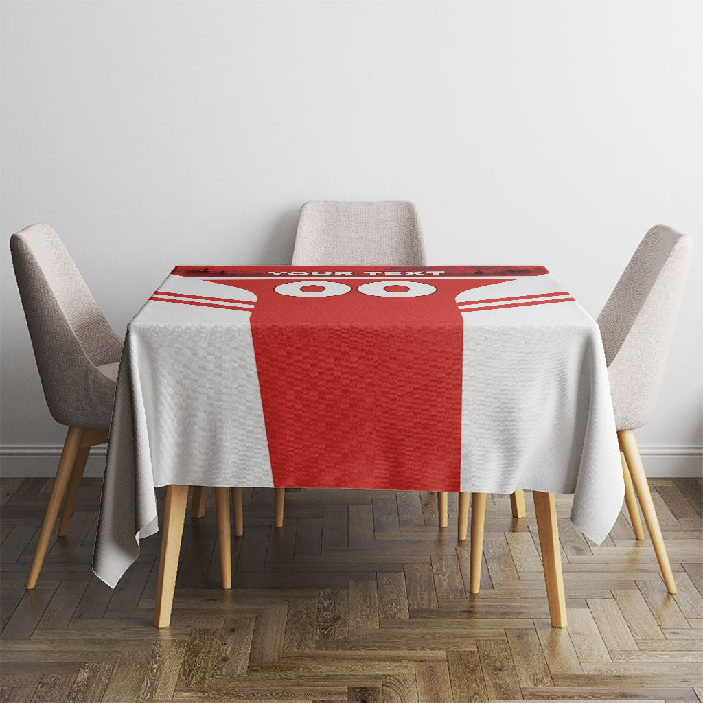 Custom Switzerland Football 2026 Tablecloth Swiss Alps Special Style