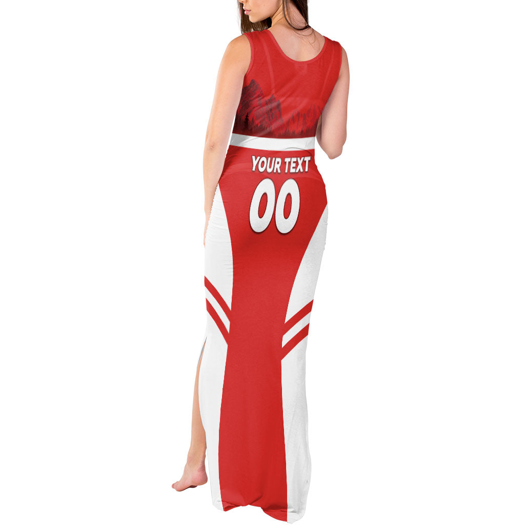 Custom Switzerland Football 2026 Tank Maxi Dress Swiss Alps Special Style