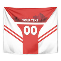 Custom Switzerland Football 2026 Tapestry Swiss Alps Special Style