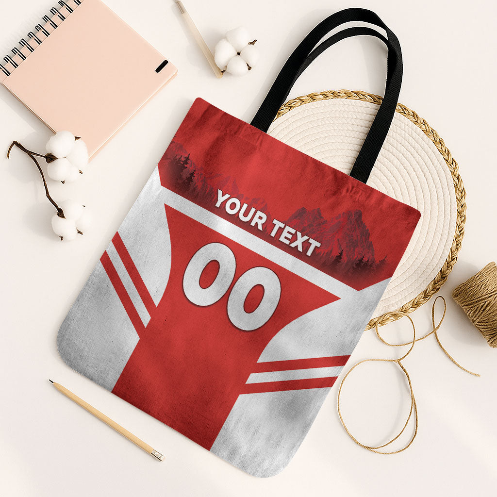 Custom Switzerland Football 2026 Tote Bag Swiss Alps Special Style