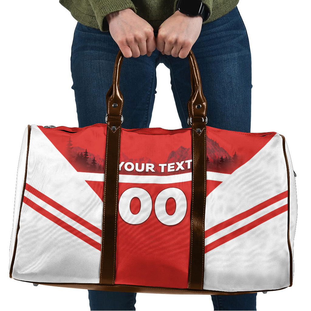 Custom Switzerland Football 2026 Travel Bag Swiss Alps Special Style