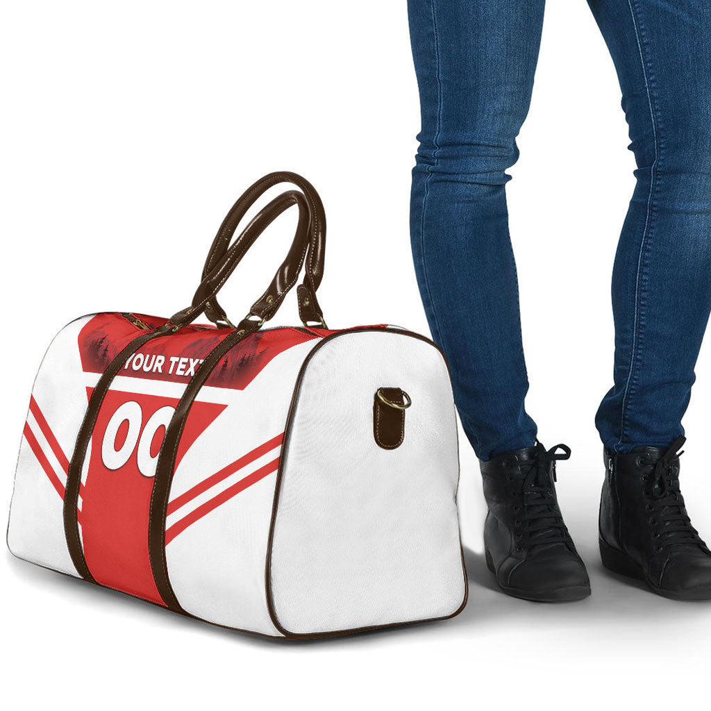 Custom Switzerland Football 2026 Travel Bag Swiss Alps Special Style