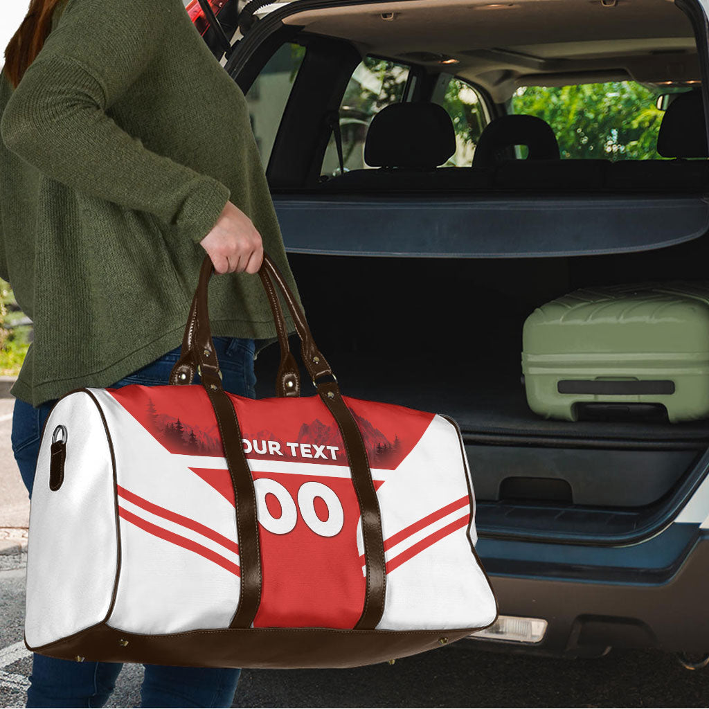 Custom Switzerland Football 2026 Travel Bag Swiss Alps Special Style