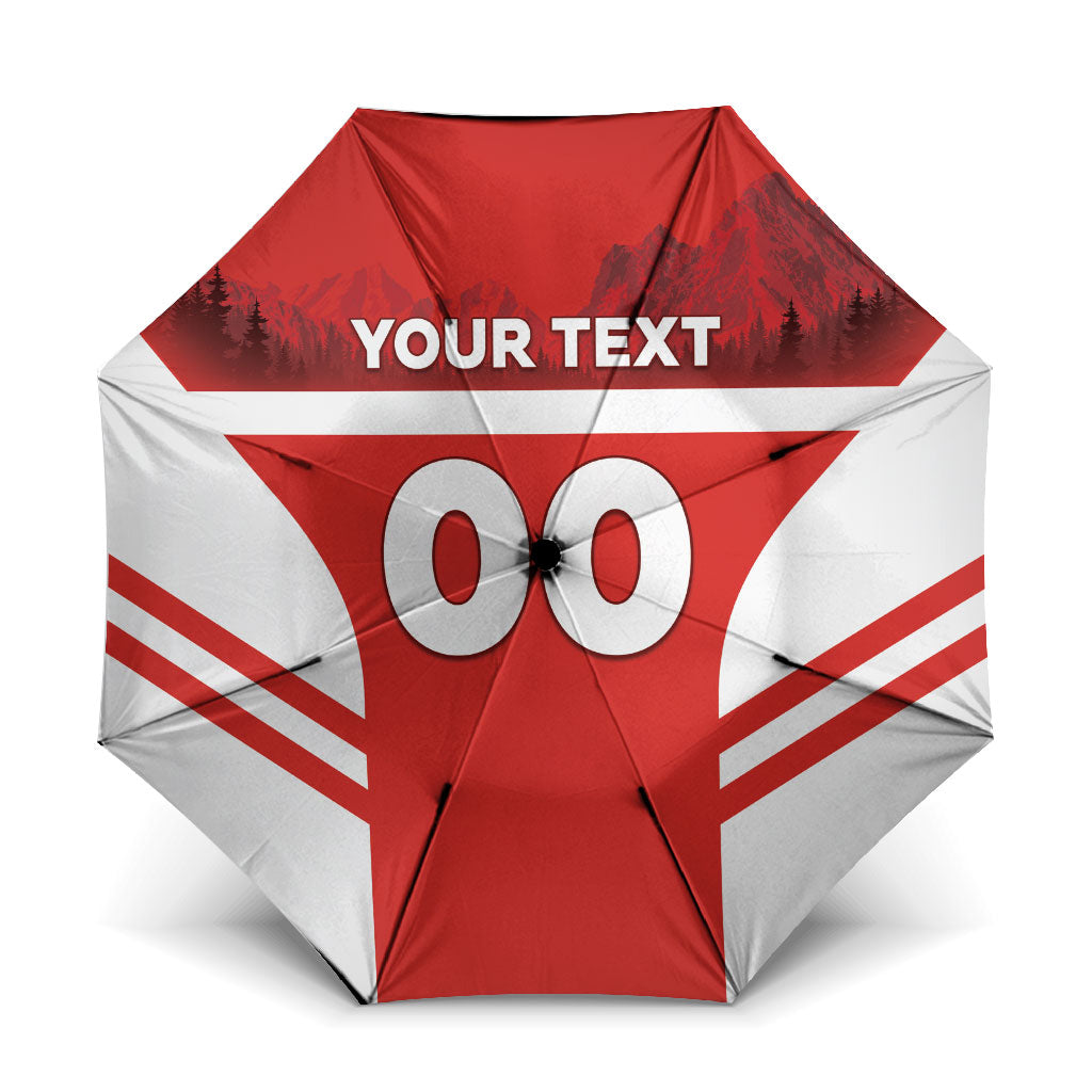 Custom Switzerland Football 2026 Umbrella Swiss Alps Special Style