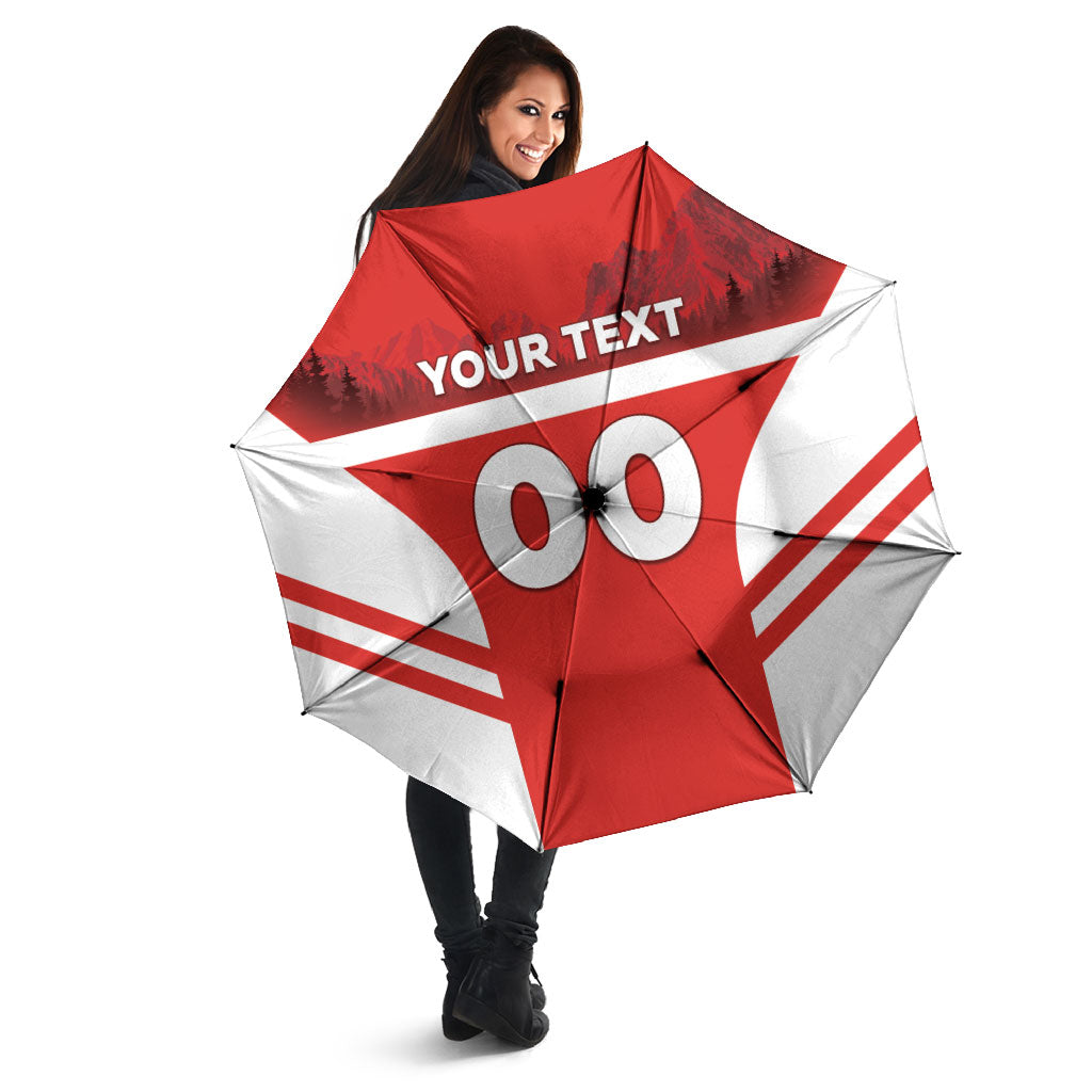 Custom Switzerland Football 2026 Umbrella Swiss Alps Special Style