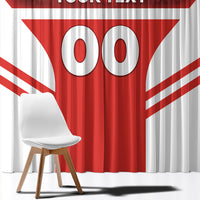 Custom Switzerland Football 2026 Window Curtain Swiss Alps Special Style
