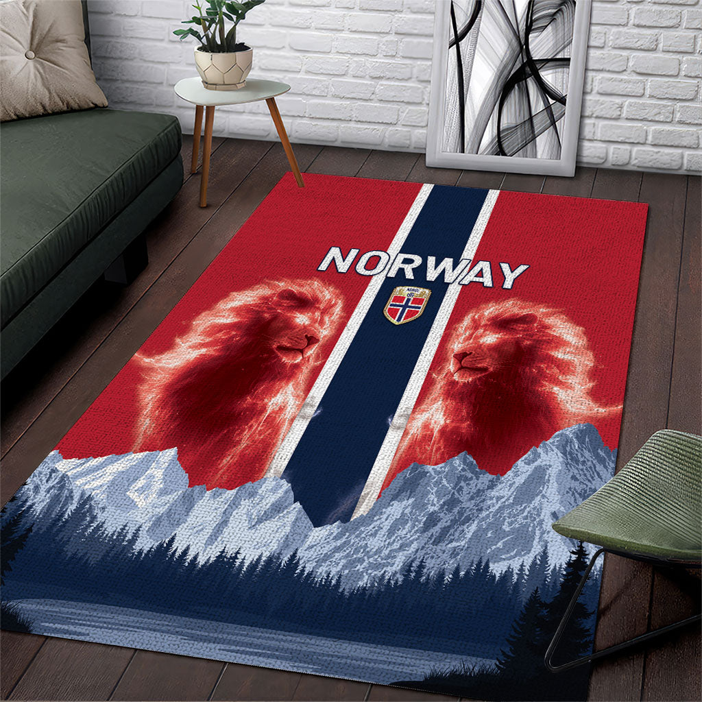 Norway Football 2026 Area Rug Norge On Top