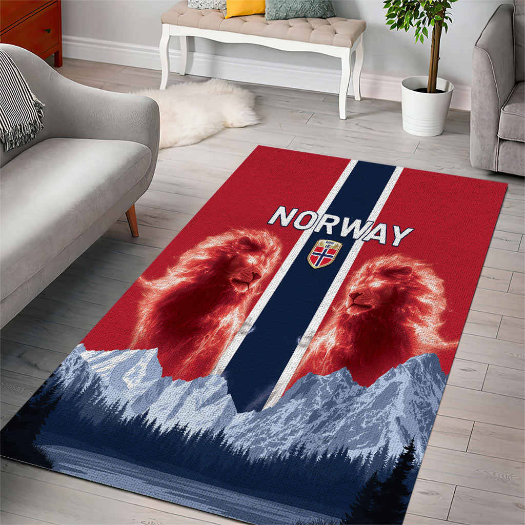Norway Football 2026 Area Rug Norge On Top