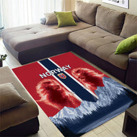 Norway Football 2026 Area Rug Norge On Top