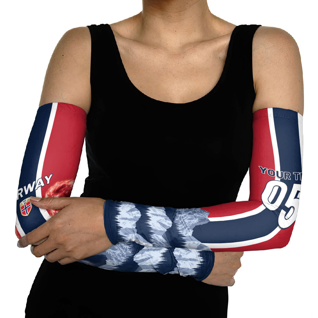 Custom Norway Football 2026 Arm Sleeves Norge On Top