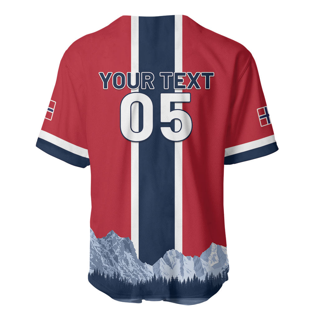Custom Norway Football 2026 Baseball Jersey Norge On Top