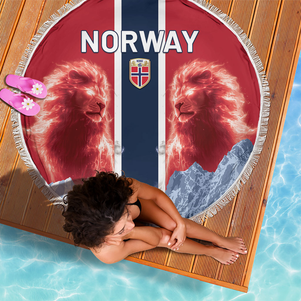 Norway Football 2026 Beach Blanket Norge On Top