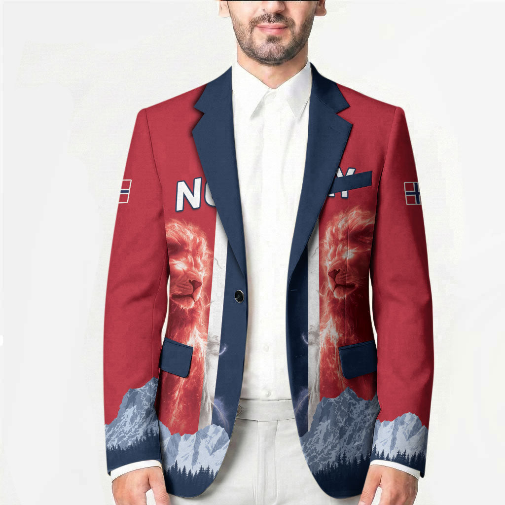 Custom Norway Football 2026 Blazer Norge On Top