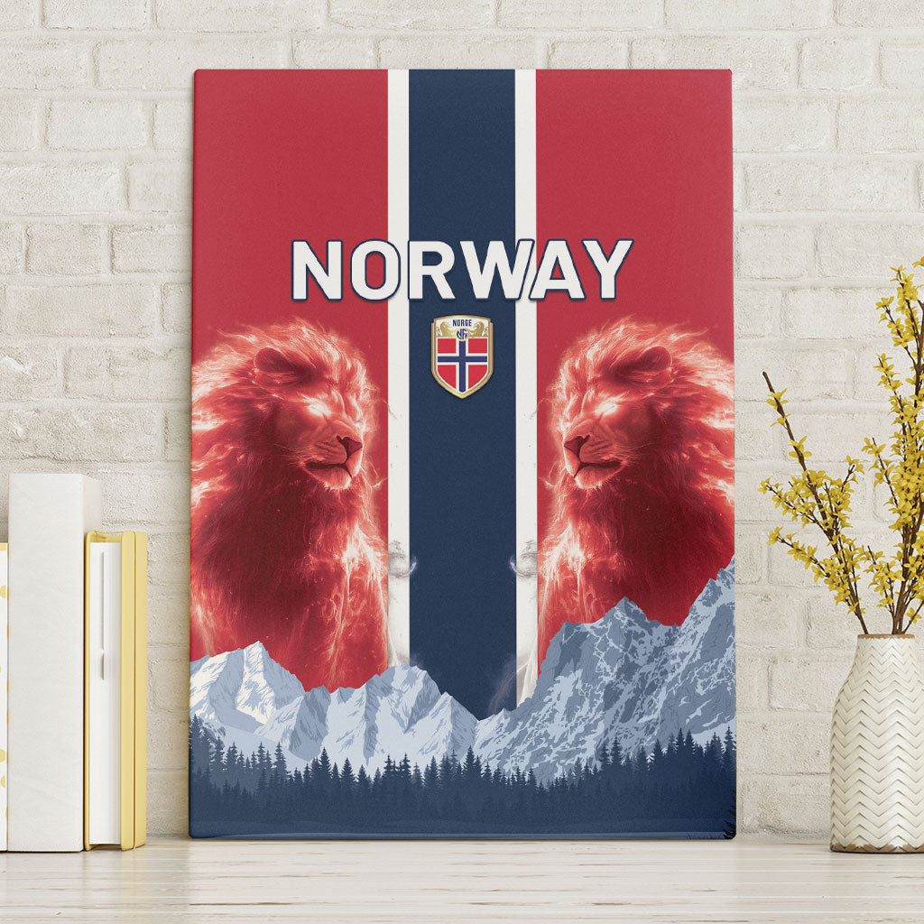 Norway Football 2026 Canvas Wall Art Norge On Top