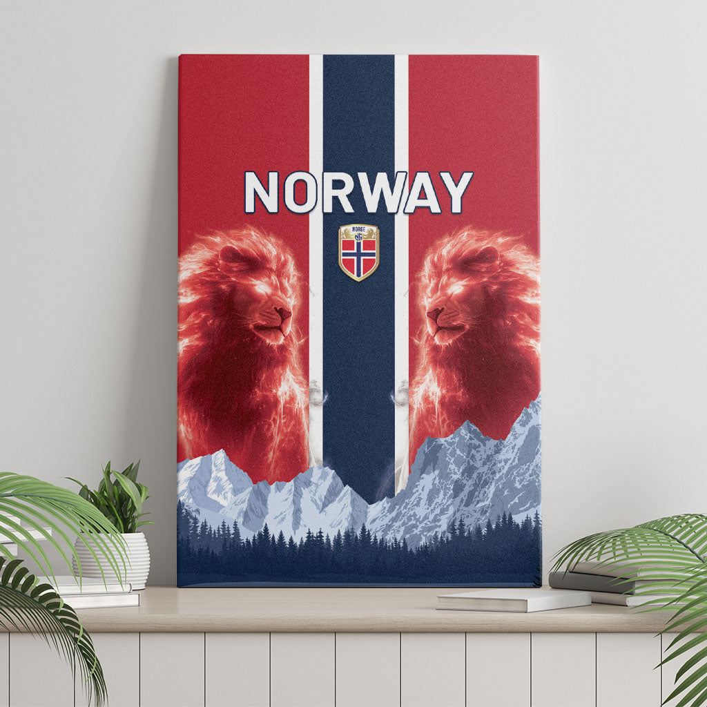 Norway Football 2026 Canvas Wall Art Norge On Top