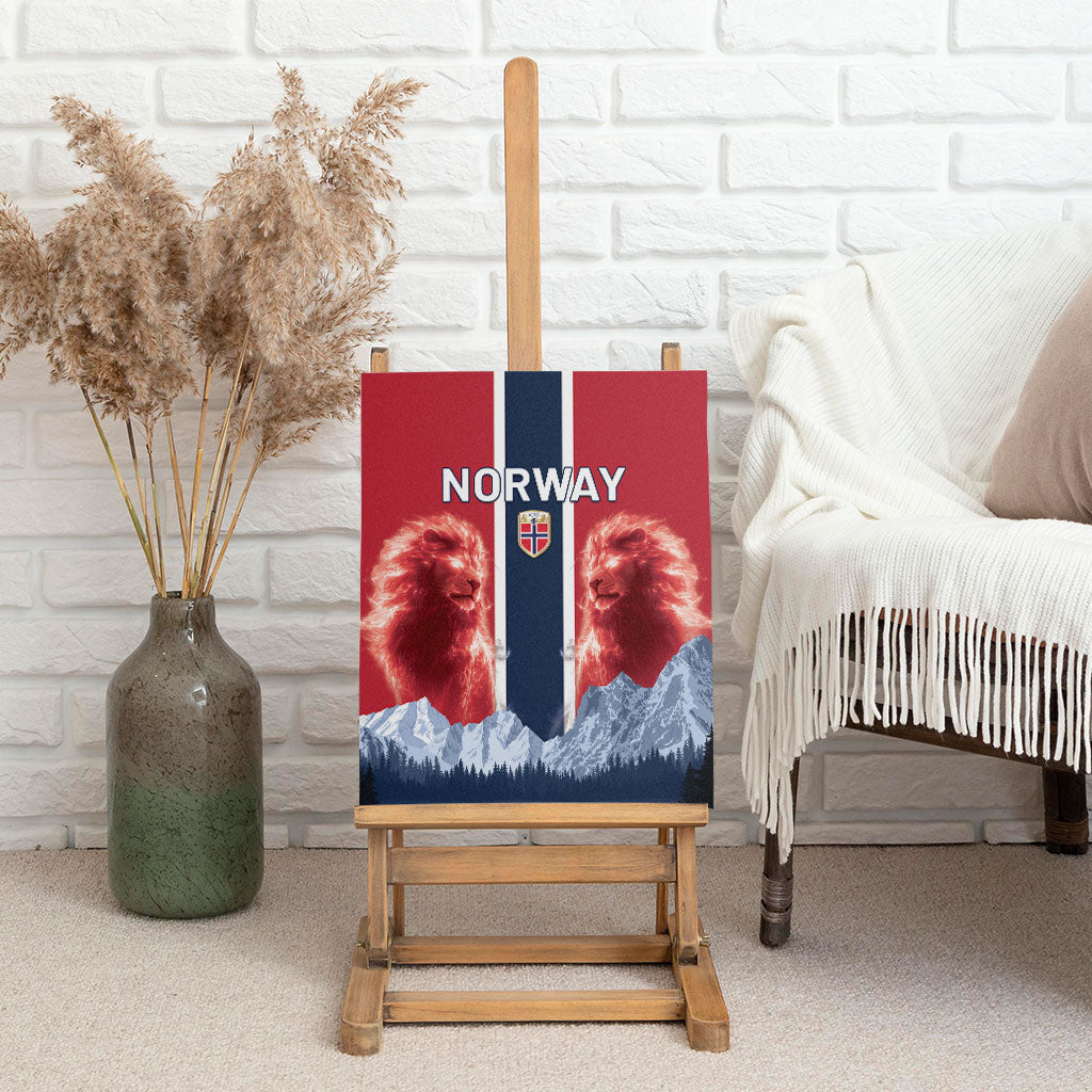 Norway Football 2026 Canvas Wall Art Norge On Top