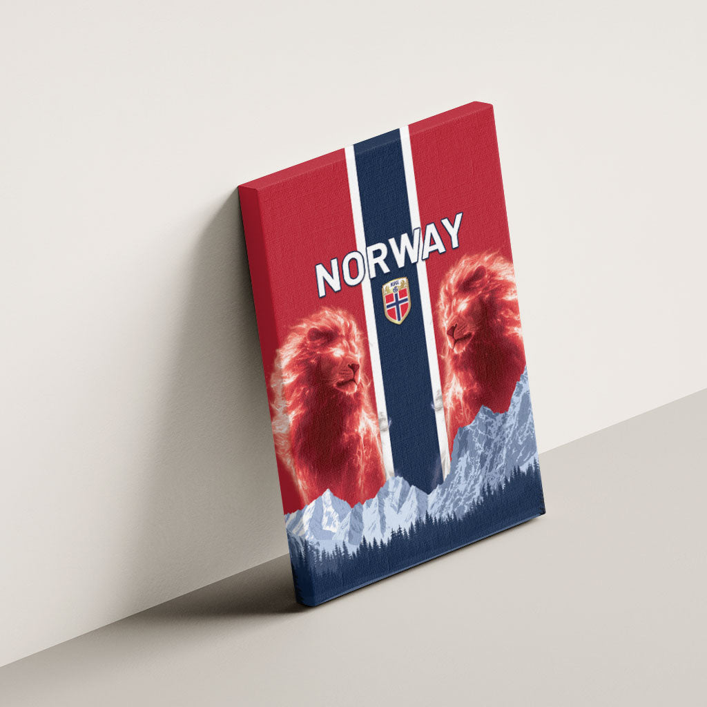 Norway Football 2026 Canvas Wall Art Norge On Top
