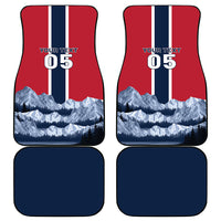Custom Norway Football 2026 Car Mats Norge On Top