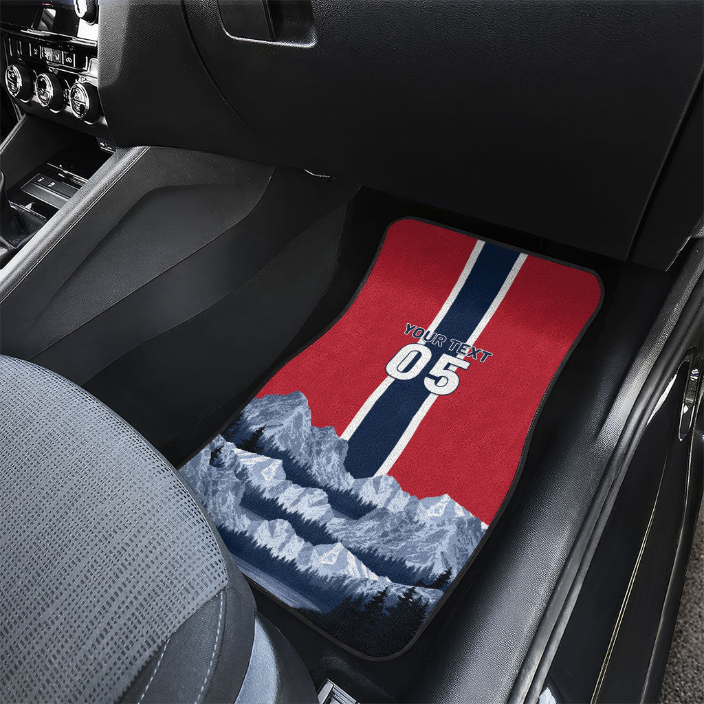Custom Norway Football 2026 Car Mats Norge On Top