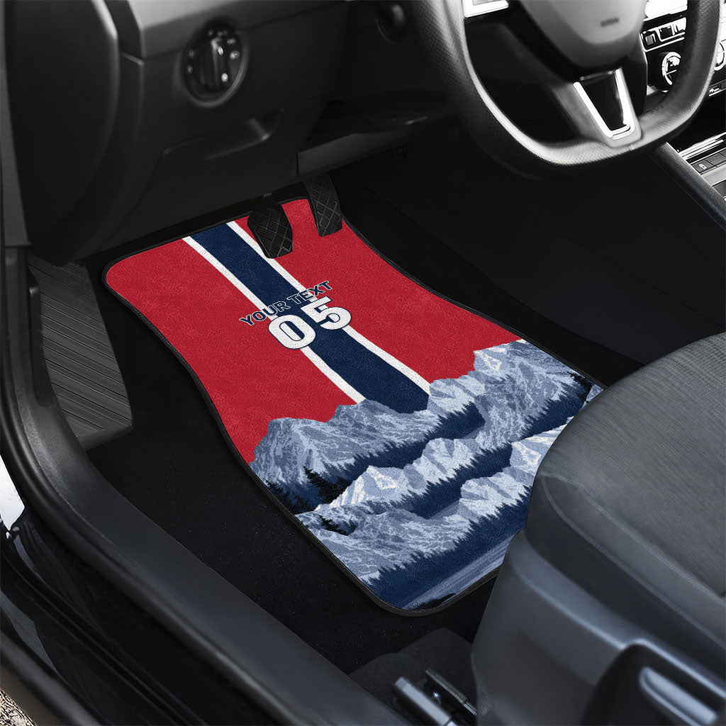 Custom Norway Football 2026 Car Mats Norge On Top