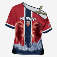 Custom Norway Football 2026 Cross Shoulder Shirt Norge On Top