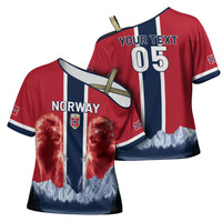 Custom Norway Football 2026 Cross Shoulder Shirt Norge On Top