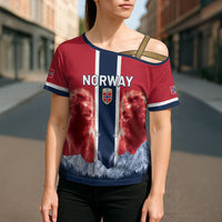 Custom Norway Football 2026 Cross Shoulder Shirt Norge On Top