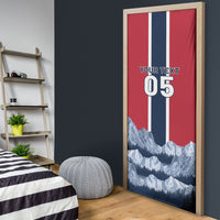 Custom Norway Football 2026 Door Cover Norge On Top