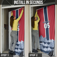 Custom Norway Football 2026 Door Cover Norge On Top