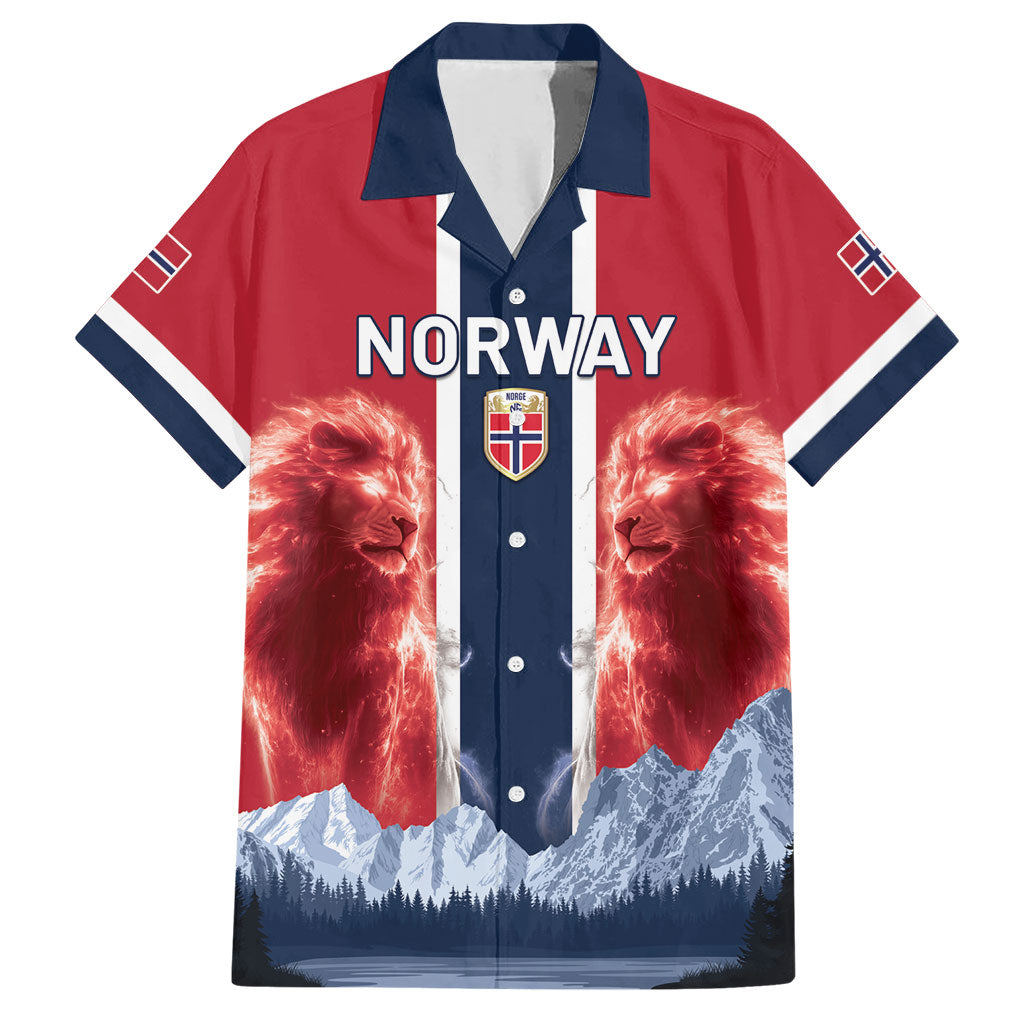 Custom Norway Football 2026 Hawaiian Shirt Norge On Top