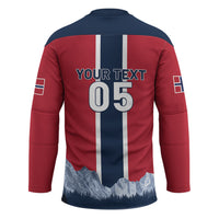 Custom Norway Football 2026 Hockey Jersey Norge On Top