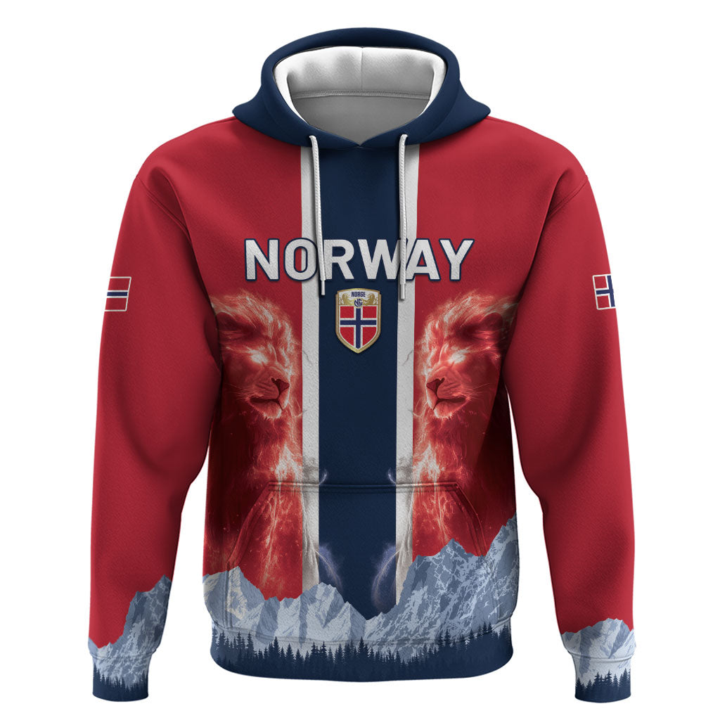 Custom Norway Football 2026 Hoodie Norge On Top