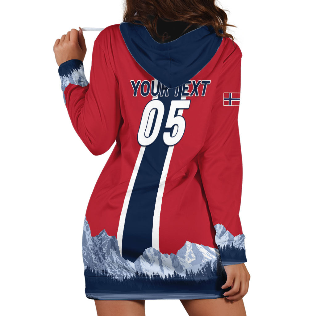 Custom Norway Football 2026 Hoodie Dress Norge On Top