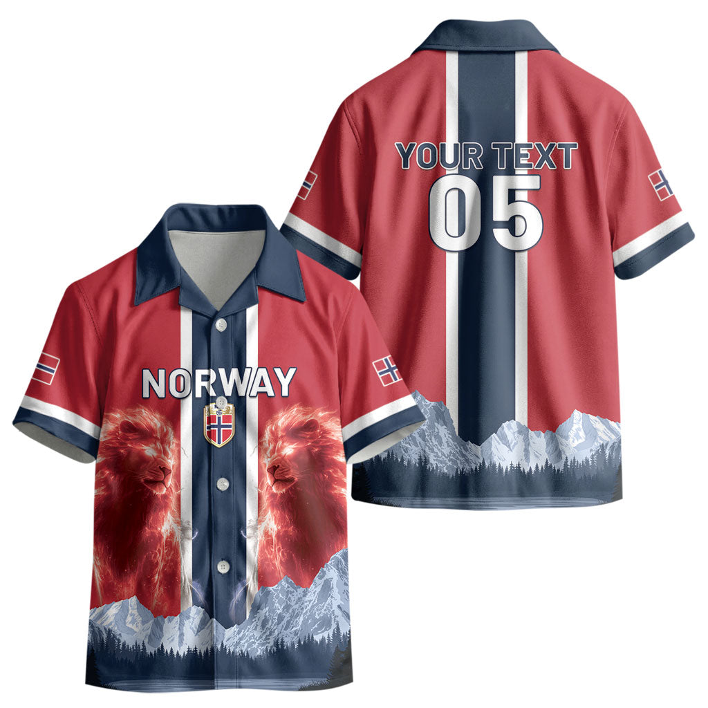 Custom Norway Football 2026 Kid Hawaiian Shirt Norge On Top LT05