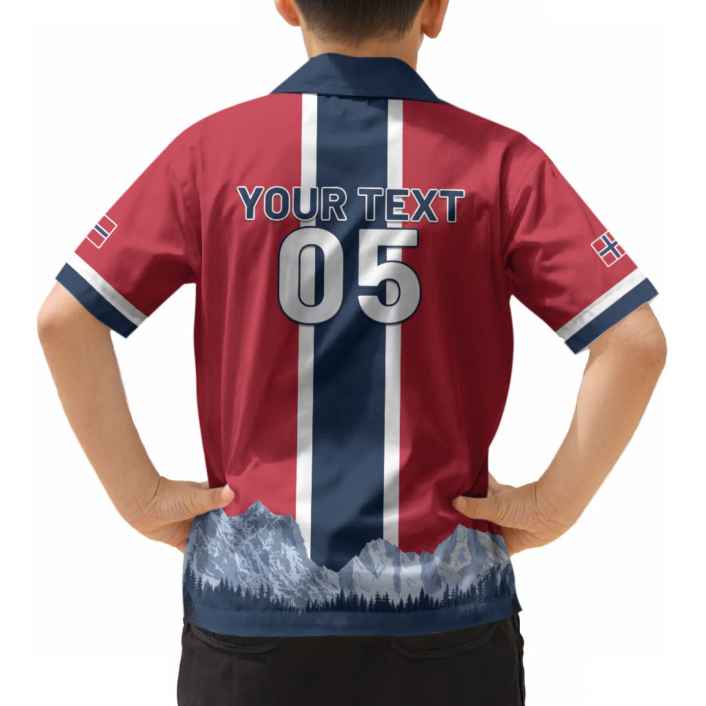 Custom Norway Football 2026 Kid Hawaiian Shirt Norge On Top LT05