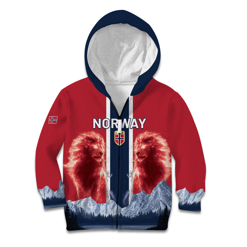 Custom Norway Football 2026 Kid Hoodie Norge On Top