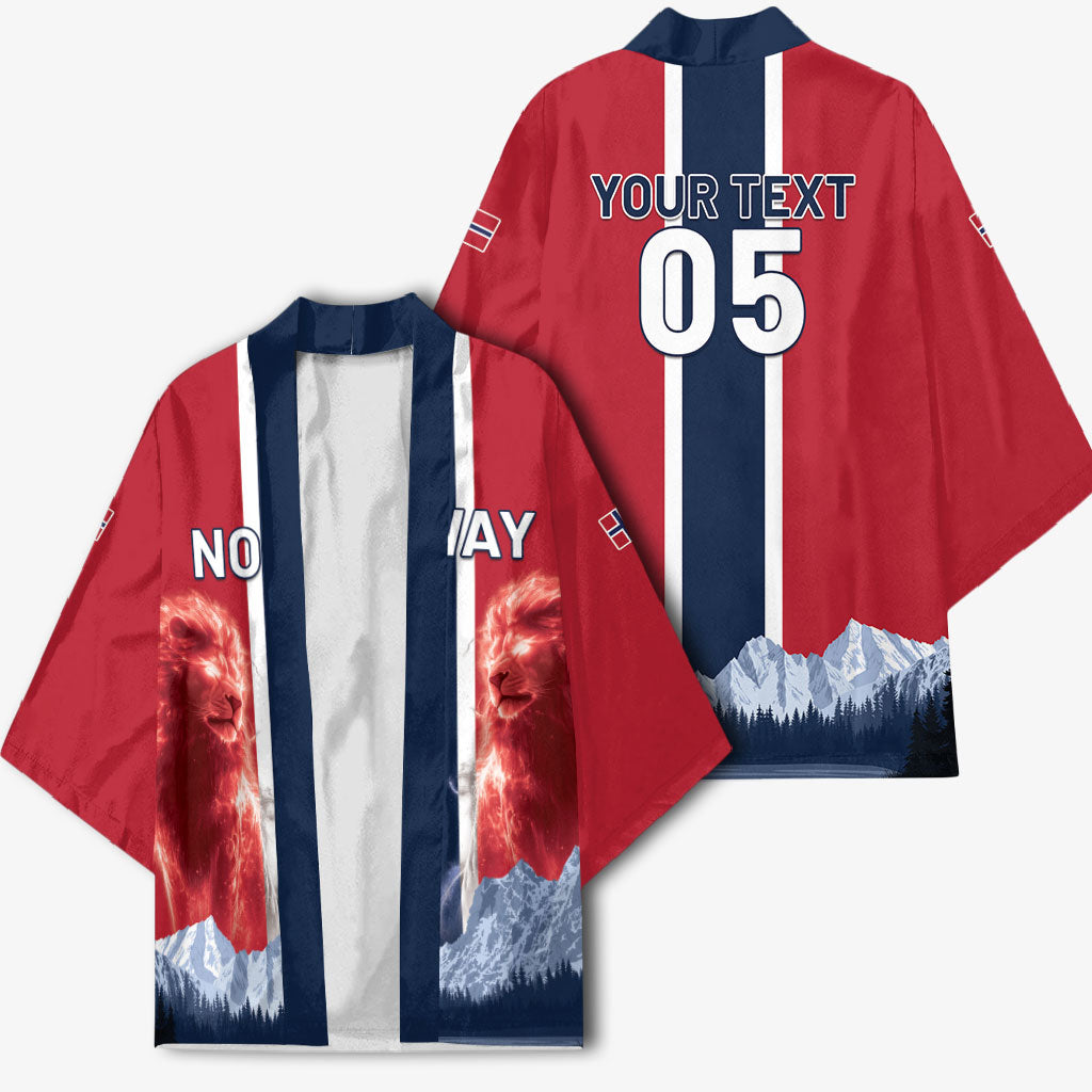 Custom Norway Football 2026 Kimono Norge On Top