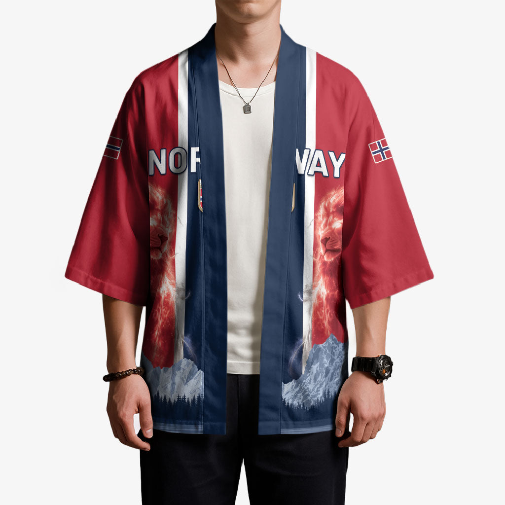 Custom Norway Football 2026 Kimono Norge On Top