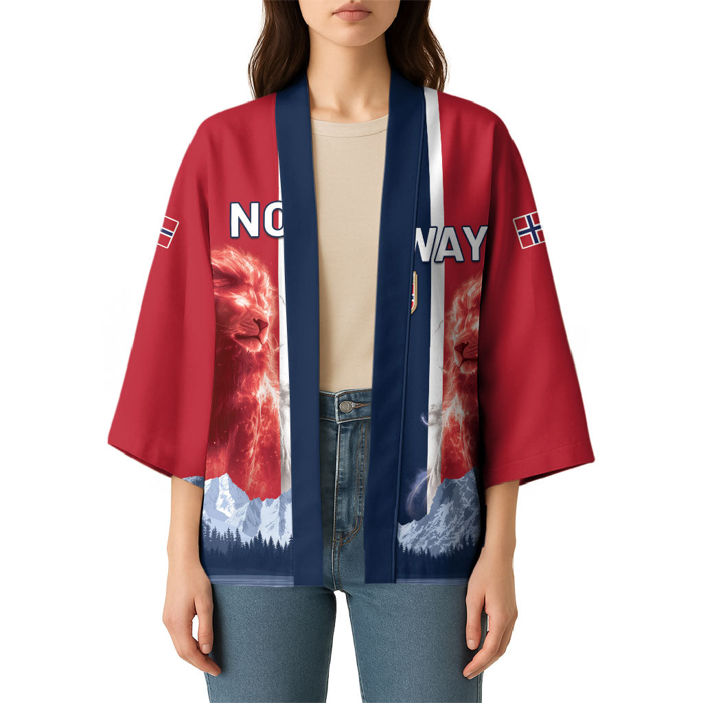 Custom Norway Football 2026 Kimono Norge On Top