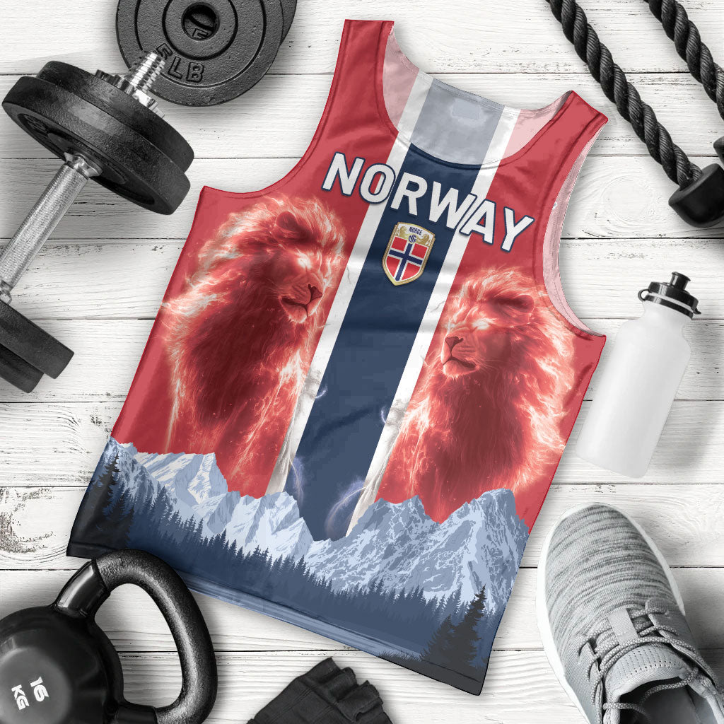 Custom Norway Football 2026 Men Tank Top Norge On Top