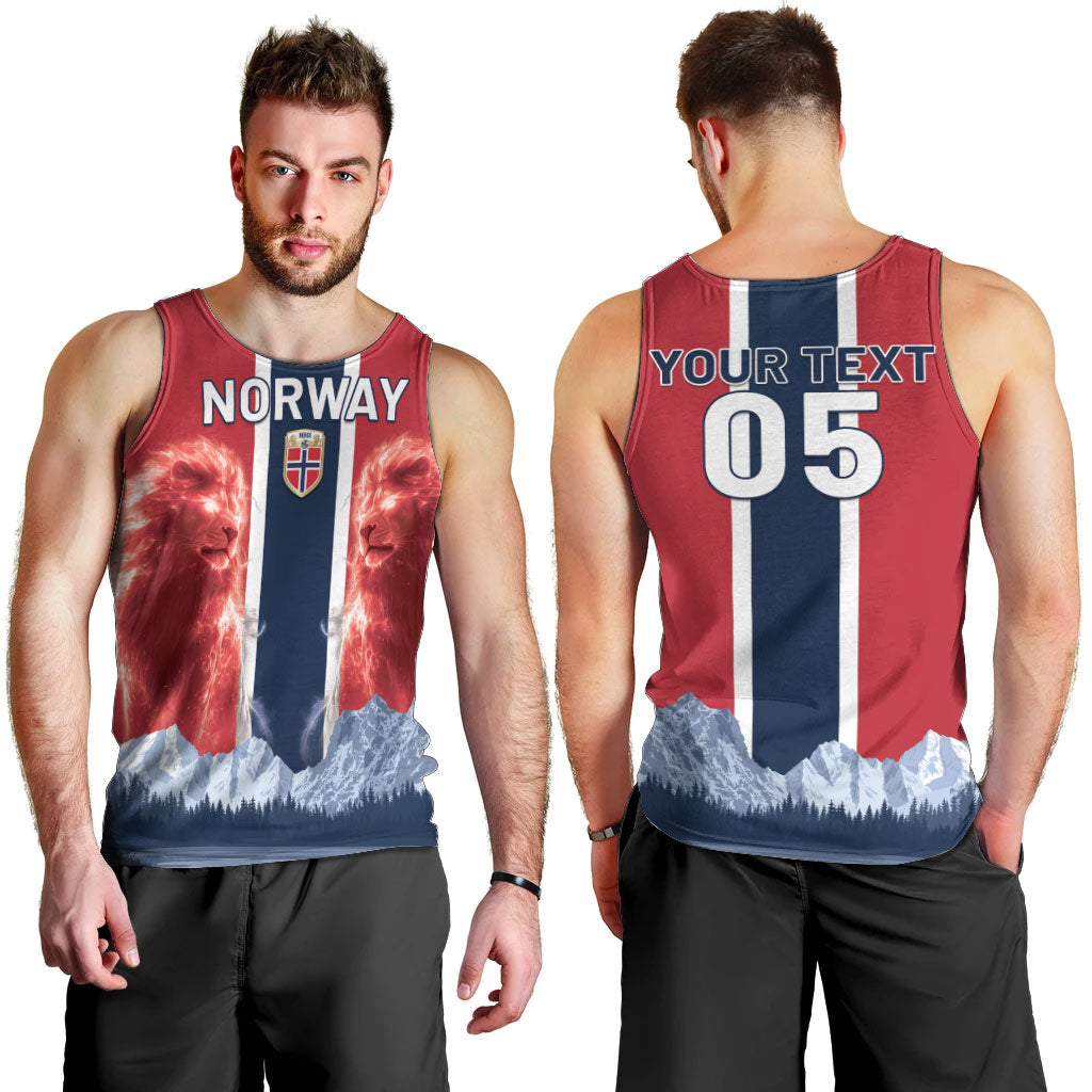 Custom Norway Football 2026 Men Tank Top Norge On Top