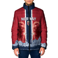 Custom Norway Football 2026 Padded Jacket Norge On Top