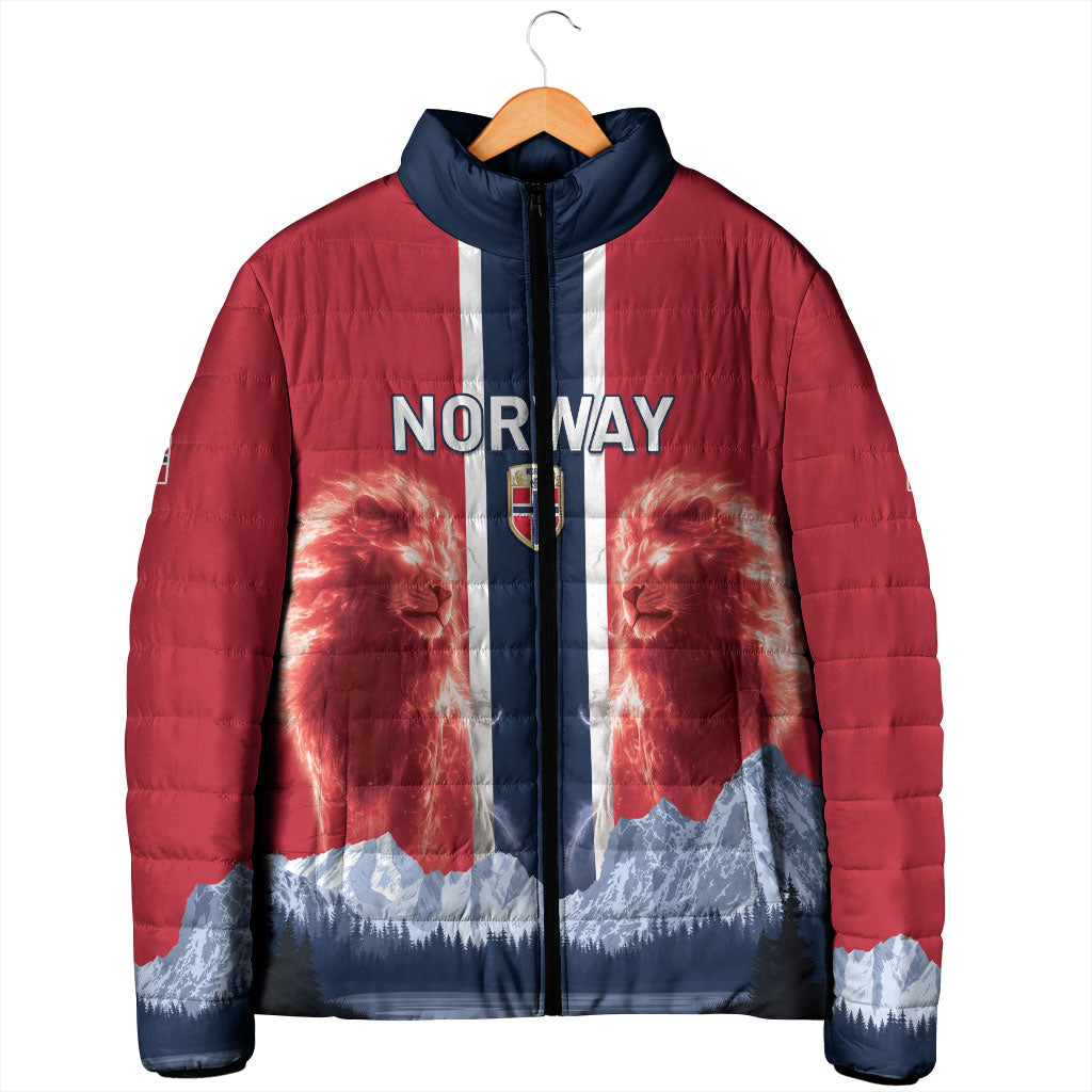 Custom Norway Football 2026 Padded Jacket Norge On Top