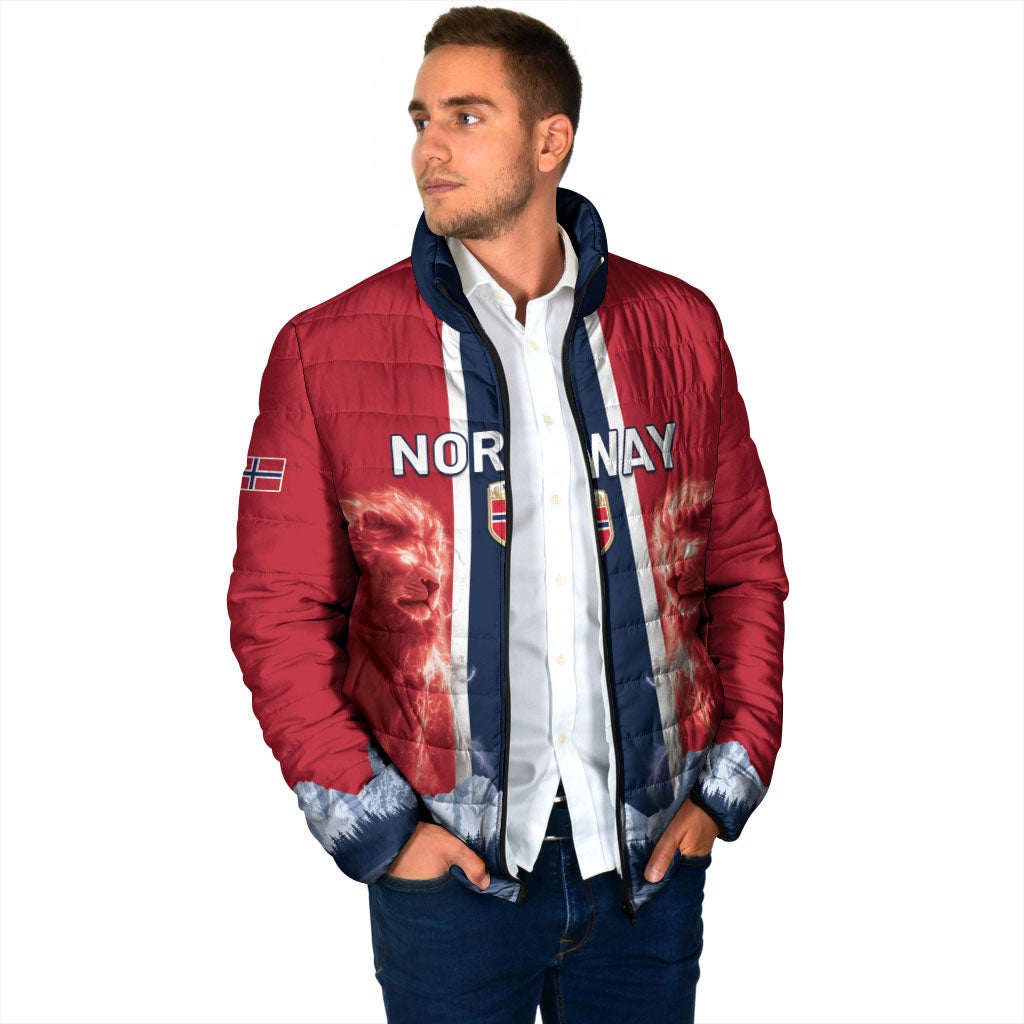 Custom Norway Football 2026 Padded Jacket Norge On Top