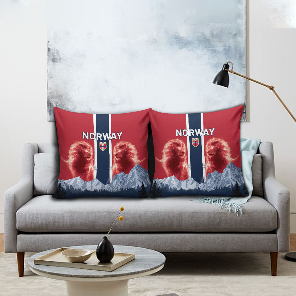 Norway Football 2026 Pillow Cover Norge On Top