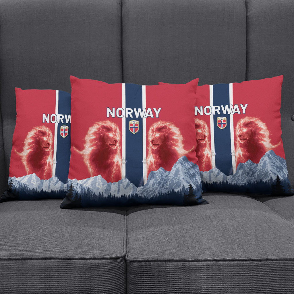 Norway Football 2026 Pillow Cover Norge On Top