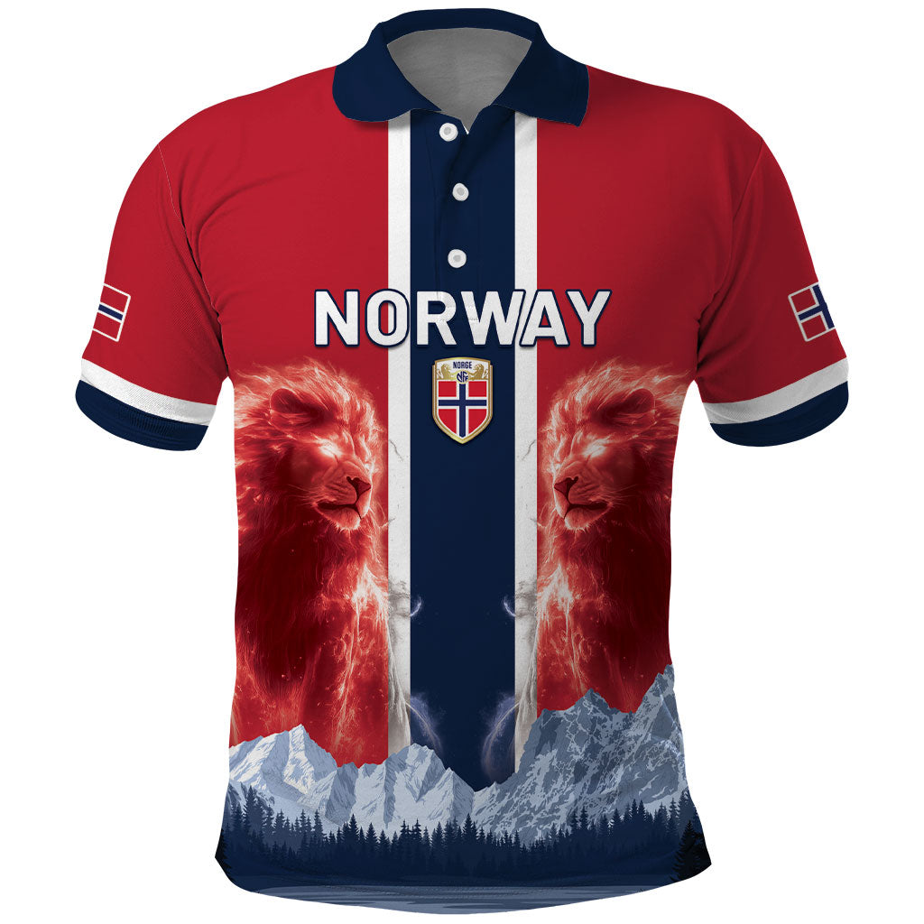 Custom Norway Football 2026 Polo Shirt Norge On Top