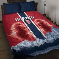 Norway Football 2026 Quilt Bed Set Norge On Top